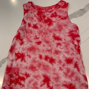 Justice Pink Tie Dye Shirt